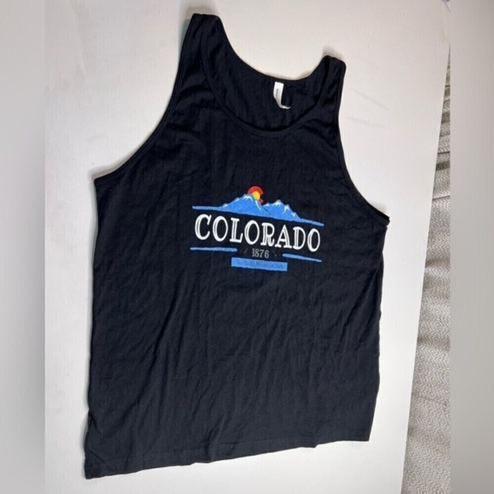 Colorado 1876 The Rocky Mountain State Women’s TANK TOP size L. - Picture 2 of 4